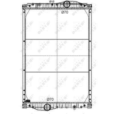 VÍZHŰTŐ SETRA/NEOPLAN 960X659X58